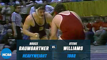 Bruce Baumgartner vs. 'Dr. Death' Steve Williams: 1982 NCAA title match (3rd period)
