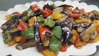 Chinese style eggplant with soy sauce/Lorna quinto