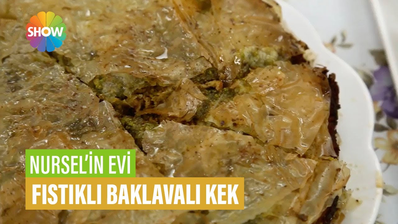 Fıstıklı Baklavalı Kek Tarifi | Nursel'in Evi