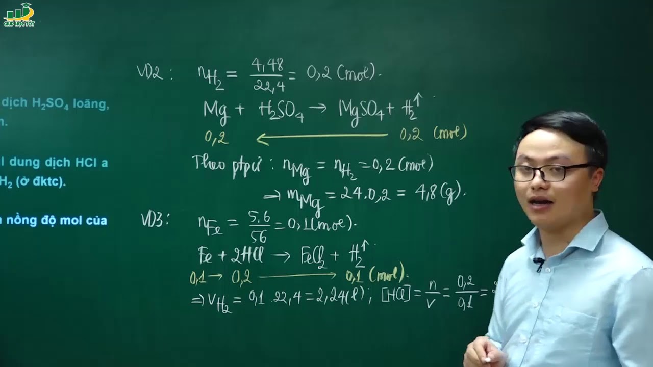 Học tốt hóa 10 | Hóa học lớp 10 – Phương pháp giải bài tập theo phương trình phản ứng | Thầy Trần Thanh Bình