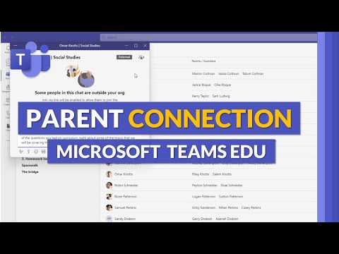 Parent Connection in Microsoft Teams for Education