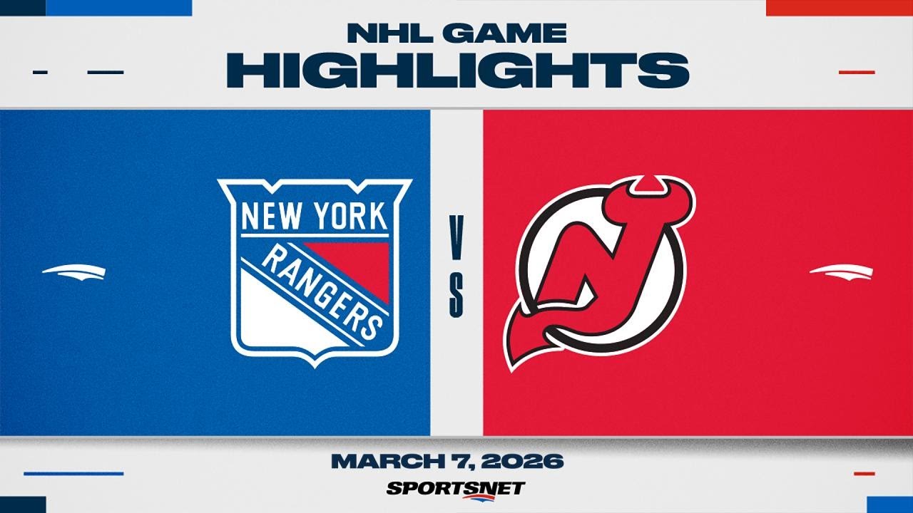 NHL Highlights | Rangers vs. Devils - March 7, 2026