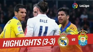 Resumen de Real Madrid vs UD Las Palmas (3-3)