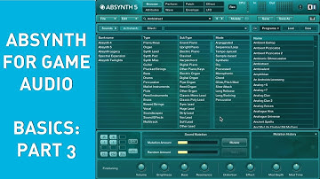 Absynth for Game Audio - Basics Part 3 - More Oscillators