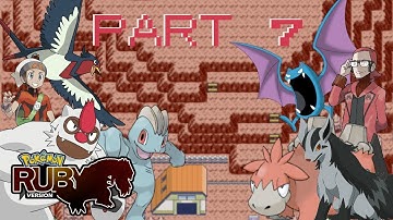 Pokemon Ruby Part 7 Beating Team Magma Mt.Chimney
