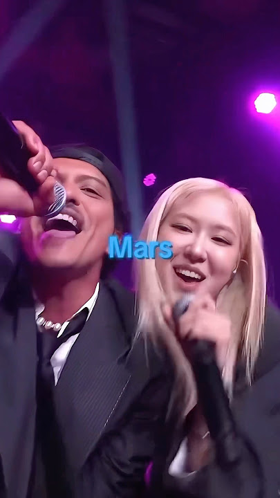 Bruno Mars and Rosé performing ’APT’ 🤩❤️
