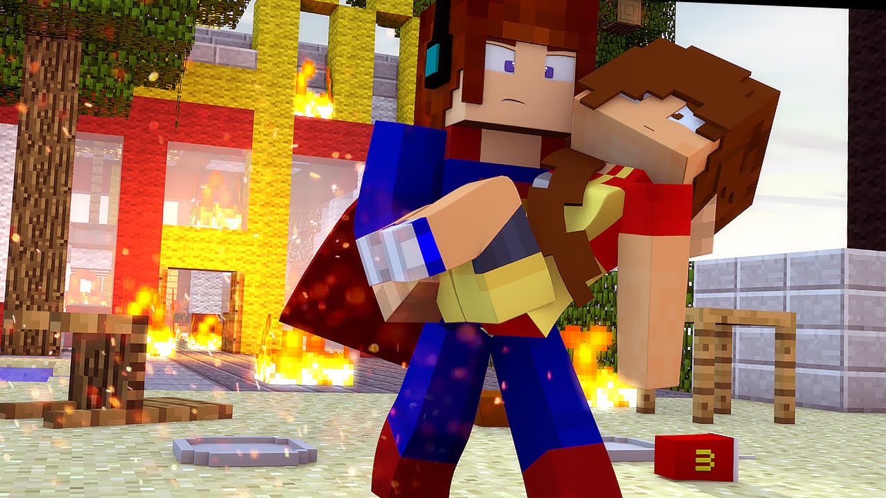 Minecraft : MC DONALD'S EM CHAMAS !! - (Vida de Herói #3)