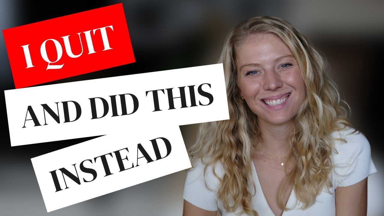 I quit my management consulting job (watch before you quit)