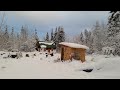 Some REAL Vermont Snow! | Homestead Life at the Off Grid Cabin