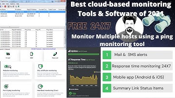 How to monitor multiple ping In Hindi || Monitor All Your Servers & Davies  ( Its Free)