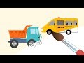БИБИКА - Городской Транспорт Автобус Такси - Мультик Раскраска  с Бибикой