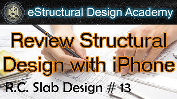 One Way Slab Design using LRFD - RCD Using Structural Design Apps
