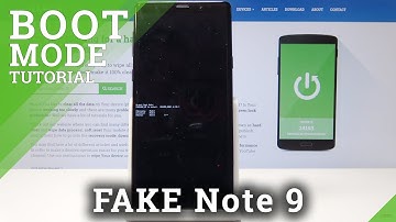 Boot Mode CLONE SAMSUNG Galaxy Note 9 - How to Enter & Quit Boot Menu