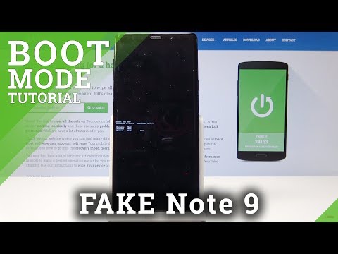 Boot Mode CLONE SAMSUNG Galaxy Note 9 How To Enter Quit Boot Menu 