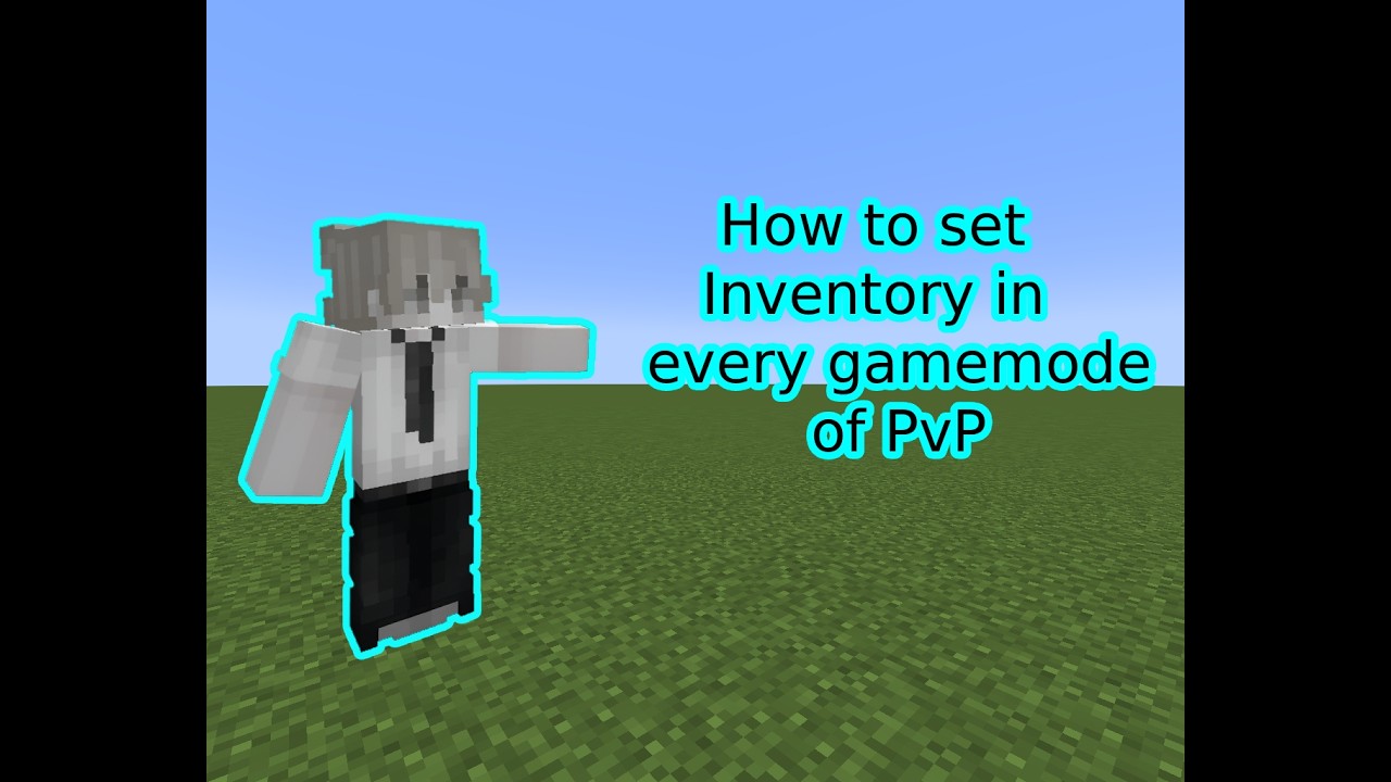 How to set inventory in every gamemode of PvP in Minecraft - YouTube