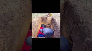 Secret Underground Shelter Build 😱#Bushcraft