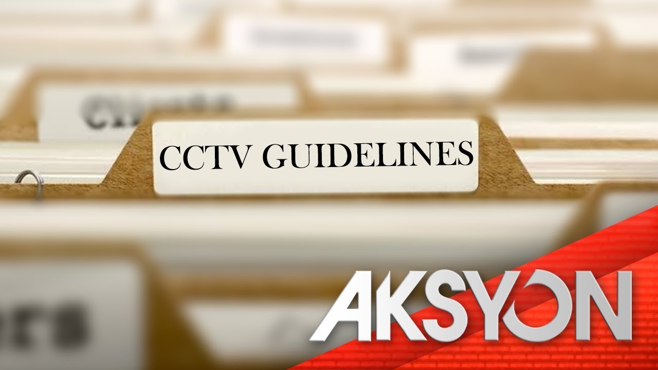 CCTV guidelines - YouTube