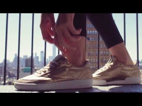 reebok club c 85 dorée