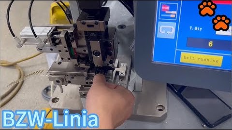 Testing Video Before Delivery On BZW-2.5TS Servo Terminal Crimping Machine