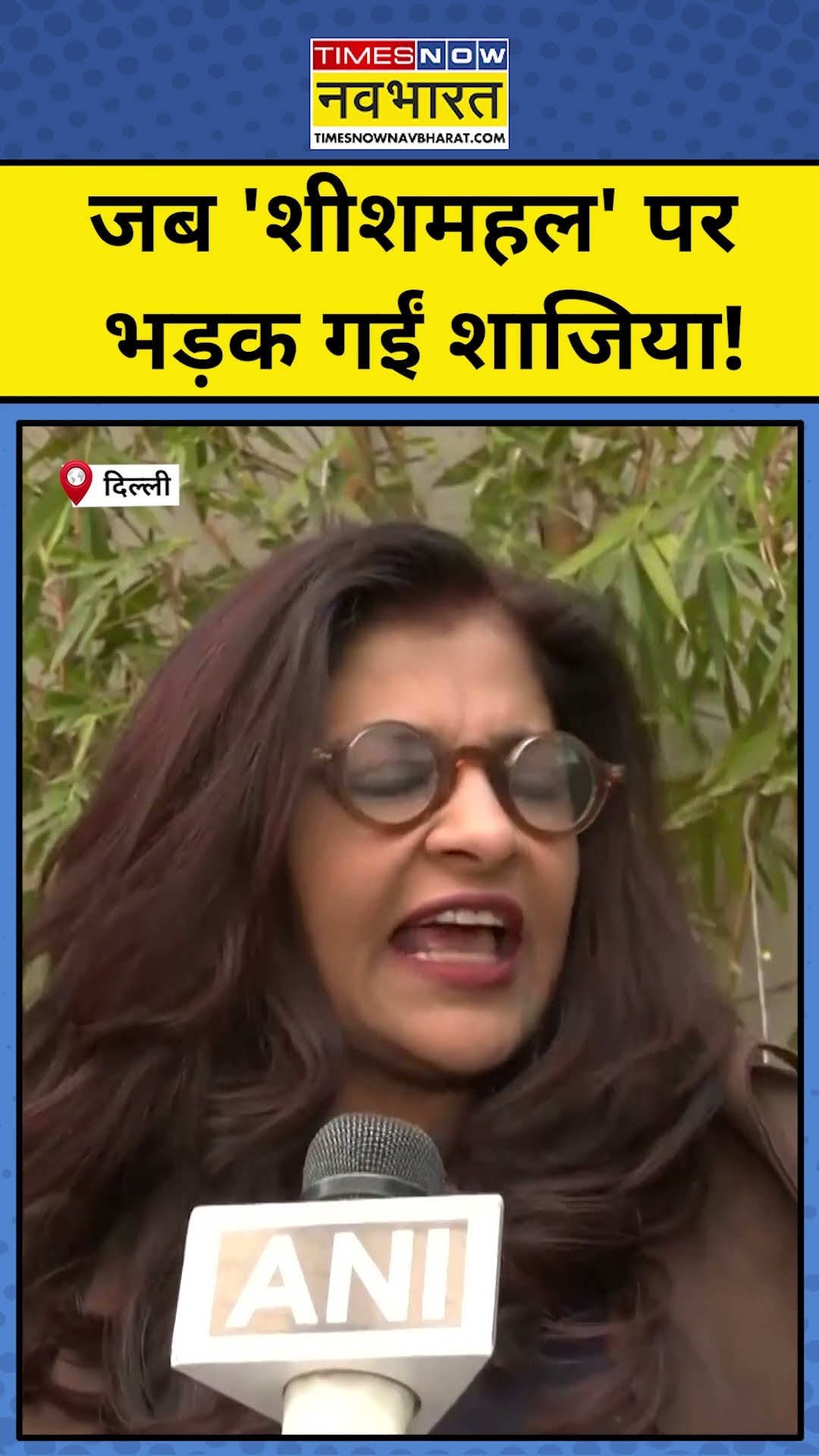 Delhi Election 2025: जब 'शीशमहल' पर भड़क गईं शाजिया!#shorts #delhielection2025 #kejriwal #shaziailmi
