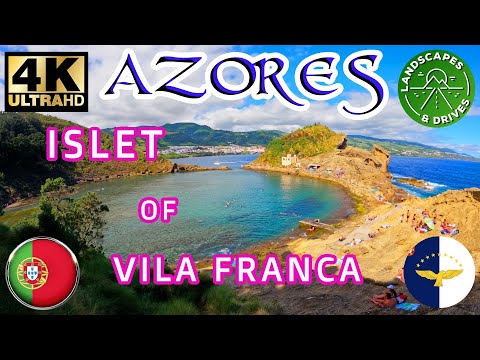 видео: Swimming on the central crater of Vila Franca Islet - 4K VIRAL - One day Journey - AZORES