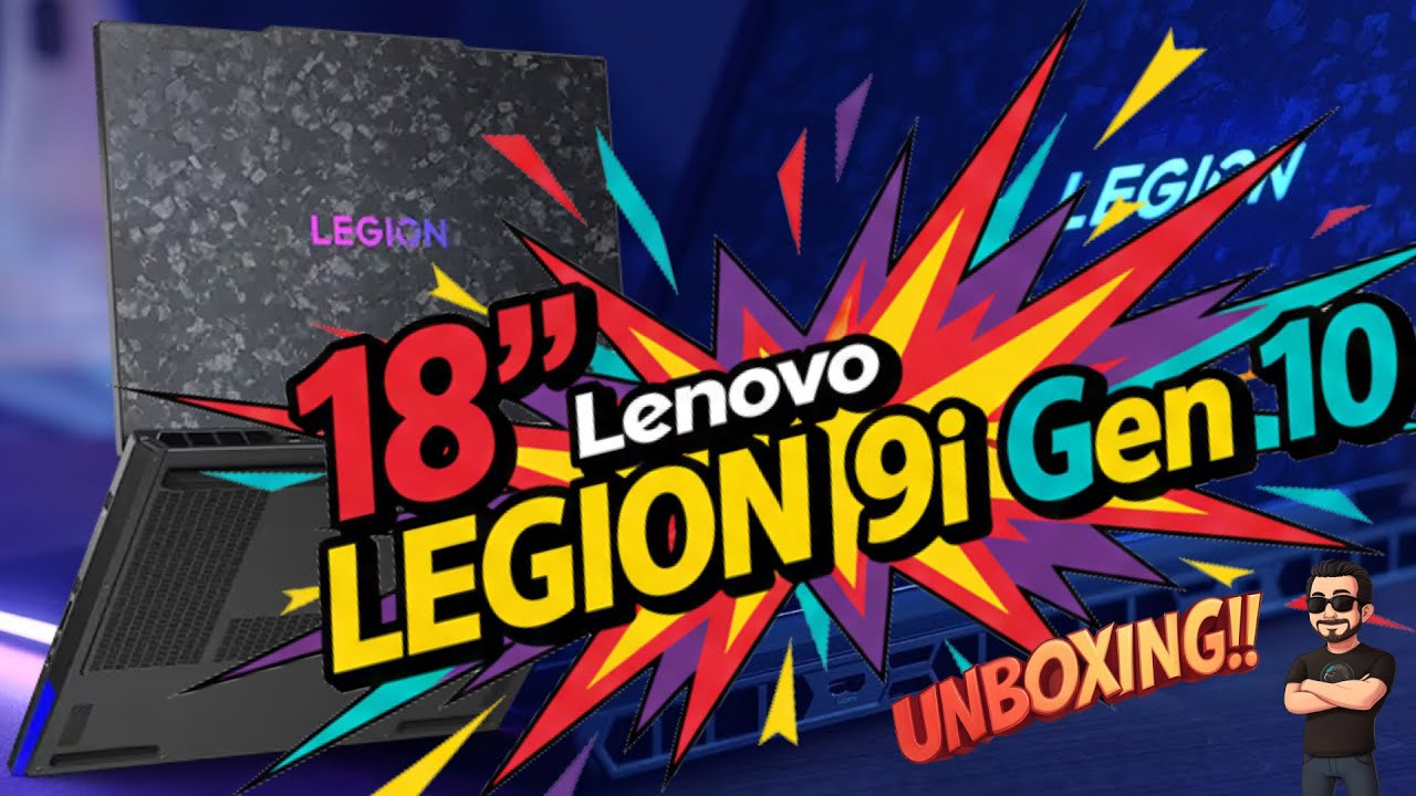18-дюймовый Lenovo Legion 9i Gen 10, распаковка