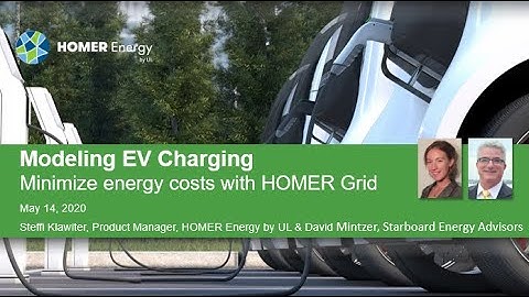 Electric Vehicle Charging in HOMER Grid
