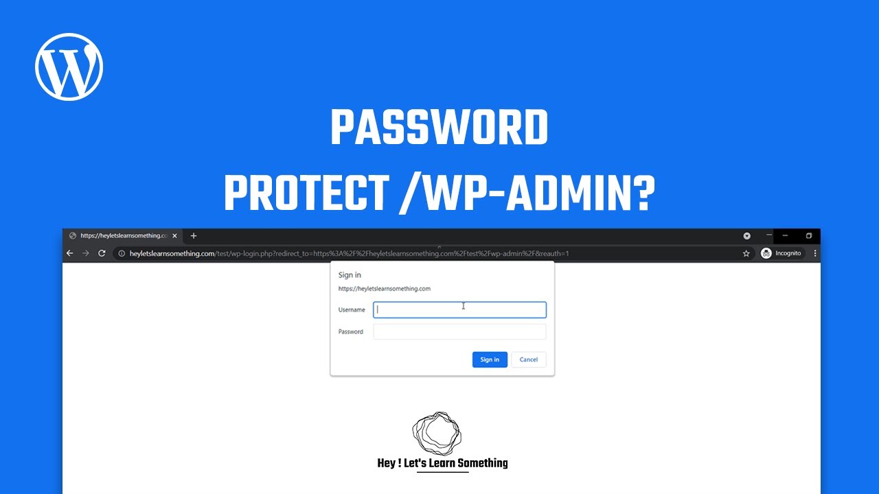 Download WordPress login: How to password protect wp-login.php /wp-admin using htaccess? | Brute force attack