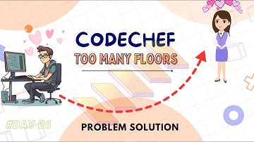 CodeChef Too many Floors Problem Solution || #coding #codechef #codechefsolution #FLOORS #java #day6