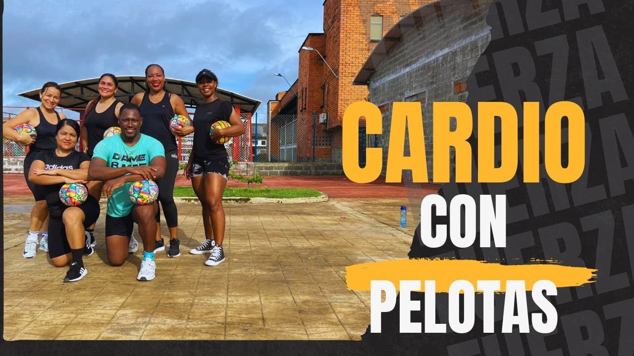 🔥 SUPER RUTINA DE CARDIO CON PELOTAS 😱 / INTENSE CARDIO WORKOUT WITH BALLS 🏐🔥