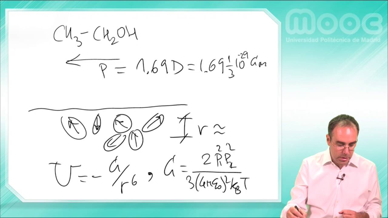 MOOC Biomateriales: 1.6 Interacciones Moleculares politécnica slp