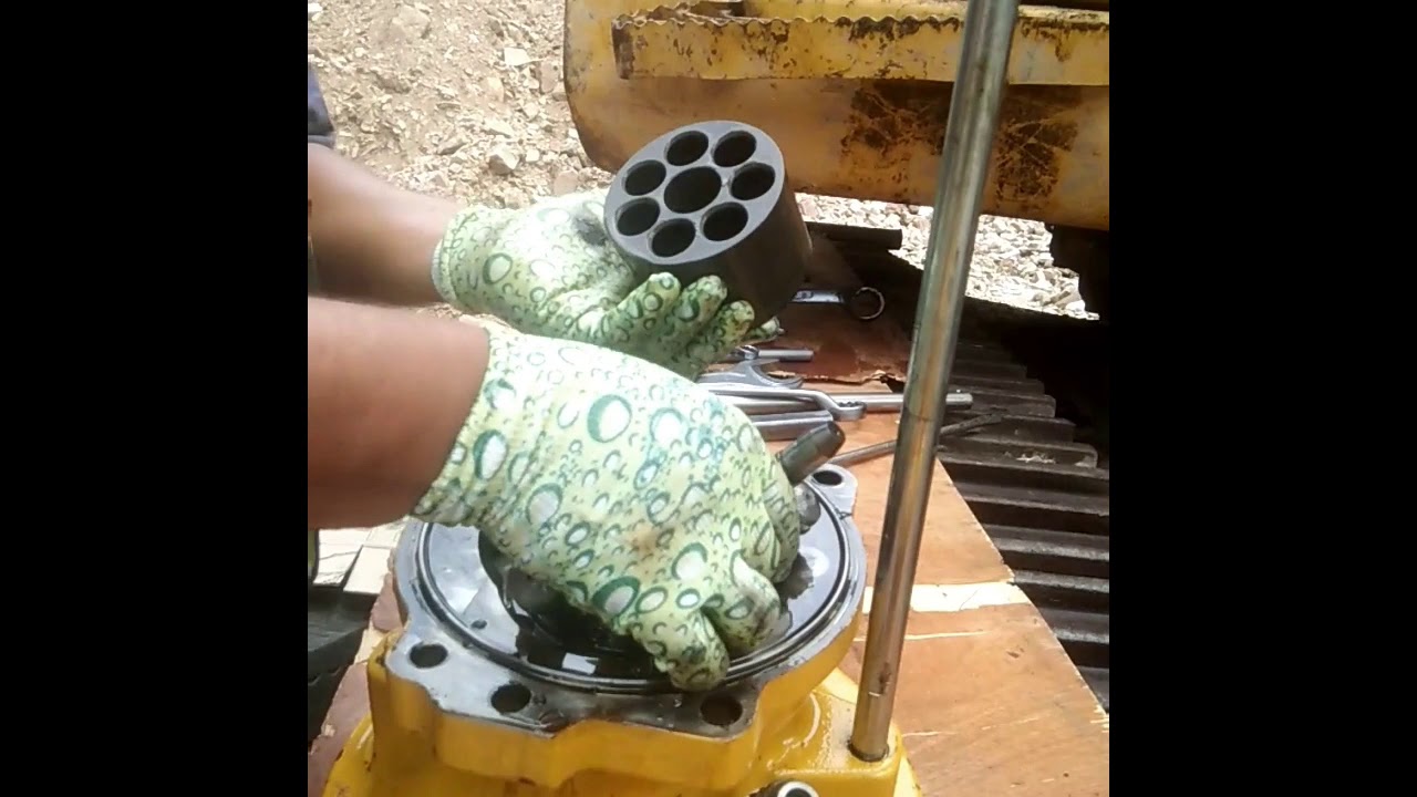 Swing motor repair procedure