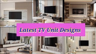 2025 Latest Tv Unit Designs/ Modern Lcd Panel Designs #viralvideo