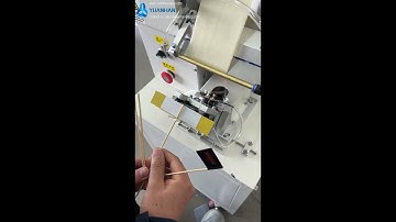 Semi-automatic toothpick flag label folding machine ZCUT-430 - Yuanhan