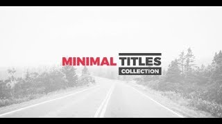After Effects Template: 4k Titles