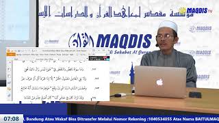 Kajian  Kitab Alfiah Bait 143 Bab Kana Wa Akhwatuha