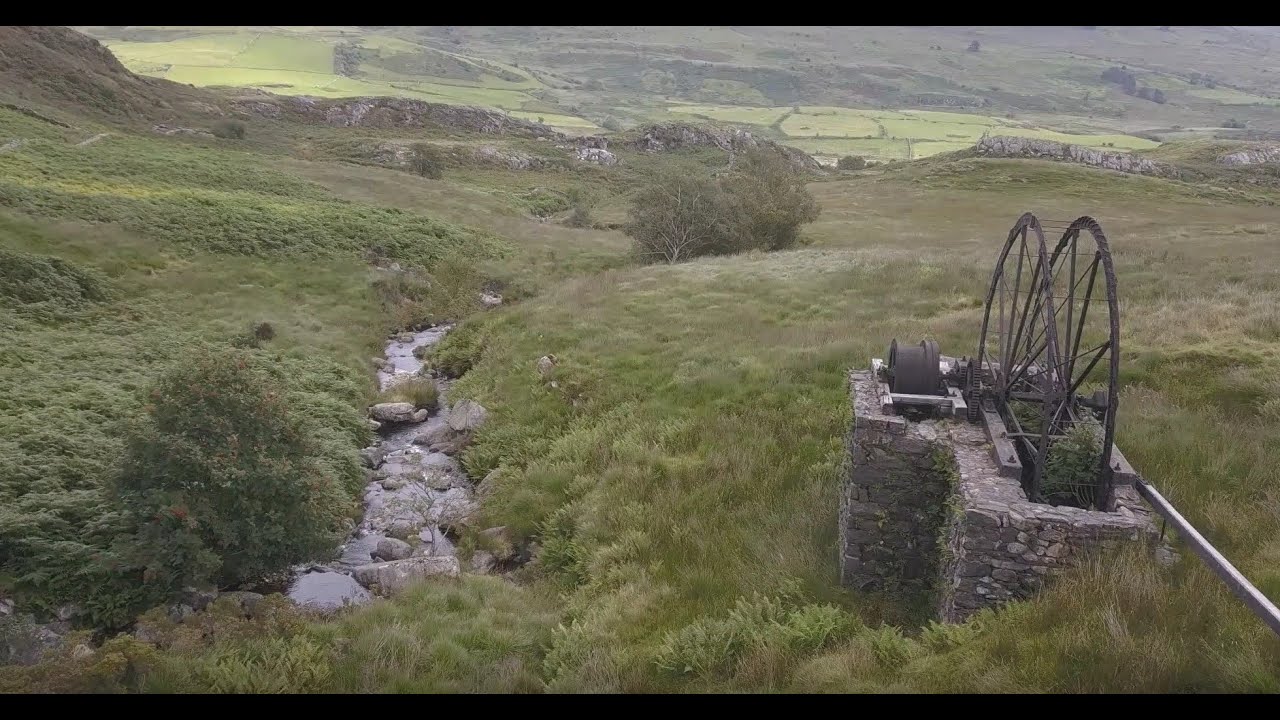 WALES:  Gwynedd:   Cwm Cipwrth copper mine surface workings
