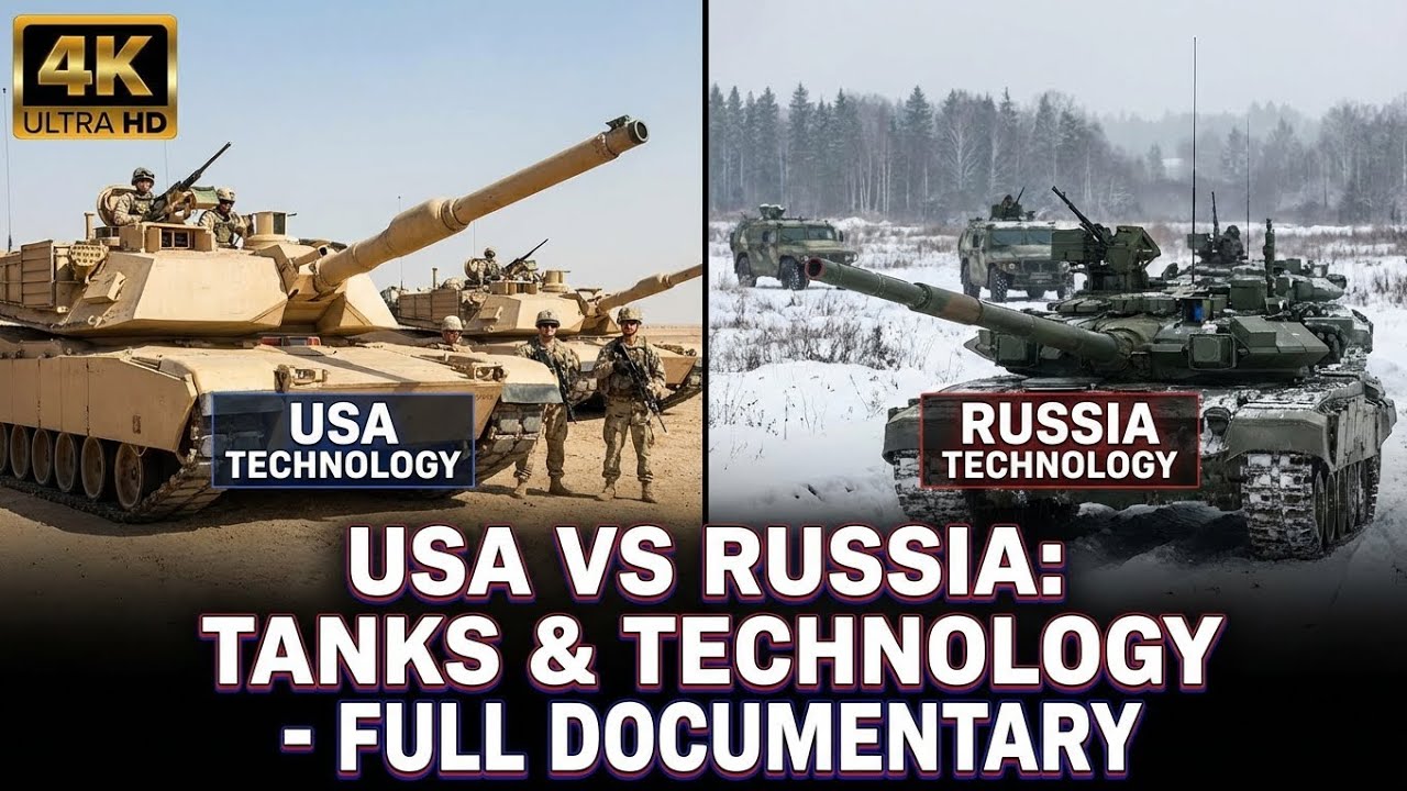 USA Military Tanks & Technology vs Russia Military Tanks & Technology – Full Documentary