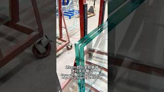 19mm Ultra Clear Laminated Glass Edge Polishing After Lamination, High-Transparency Thick Glass