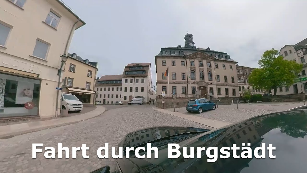 Fahrt durch Burgstädt