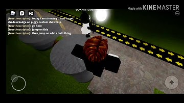 How to get shadow badge in piggy custom characters showcase