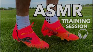 ASMR Individual Training in Puma Future 7 | Soccer / Football Training Session
