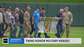 Minnesota Twins honor veterans on Sunday