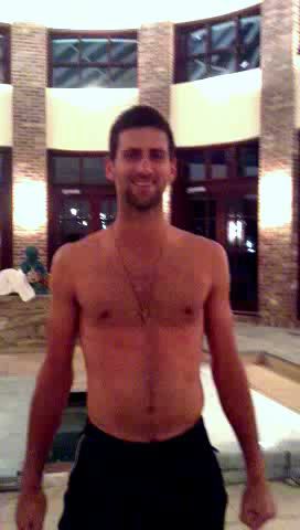 Novak Djokovic ALS Ice Bucket Challenge