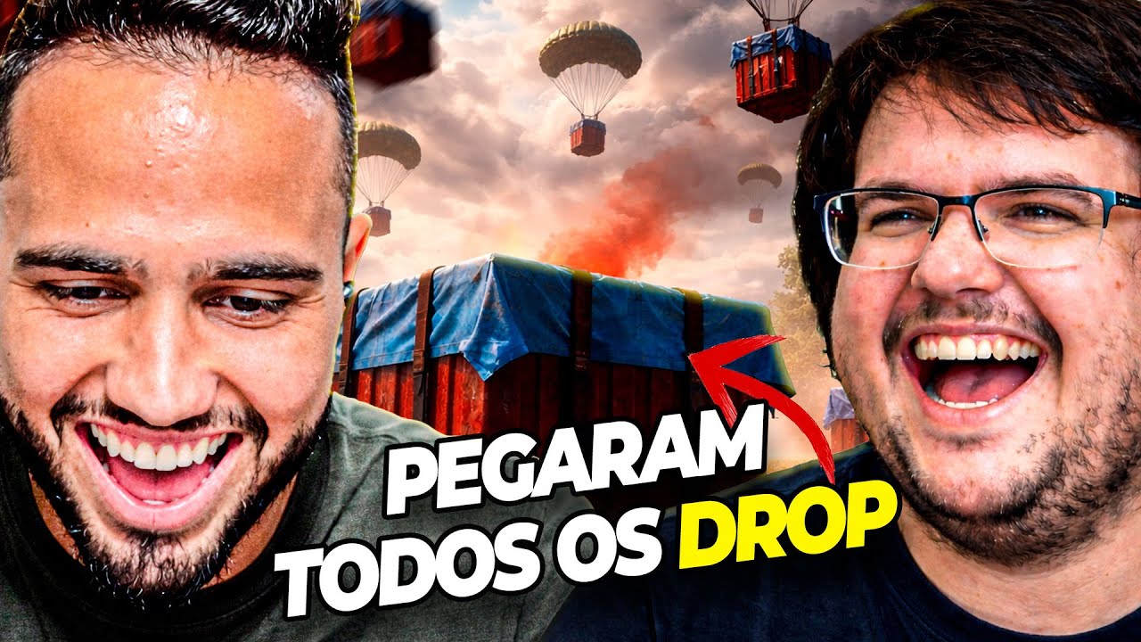 THUGFAAST E TECNOSH EM BUSCA DE TODOS OS DROPS - PUBG