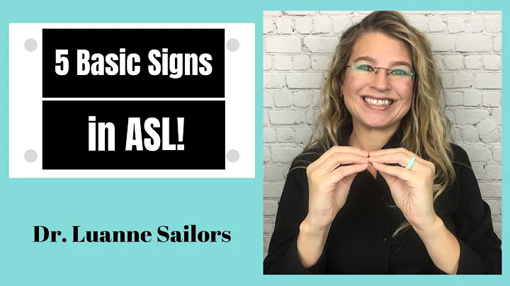 5 Basic Signs in ASL for Children | ASL Sign With Me! // SIGN TRIBE // ASL for Autism + Disabilities