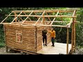 FULL VIDEO: 120 days of building the cabin - Me &amp; willow built the cabin together - Free Life