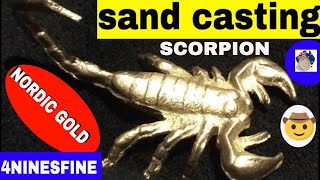 how to sand cast a hand poured
