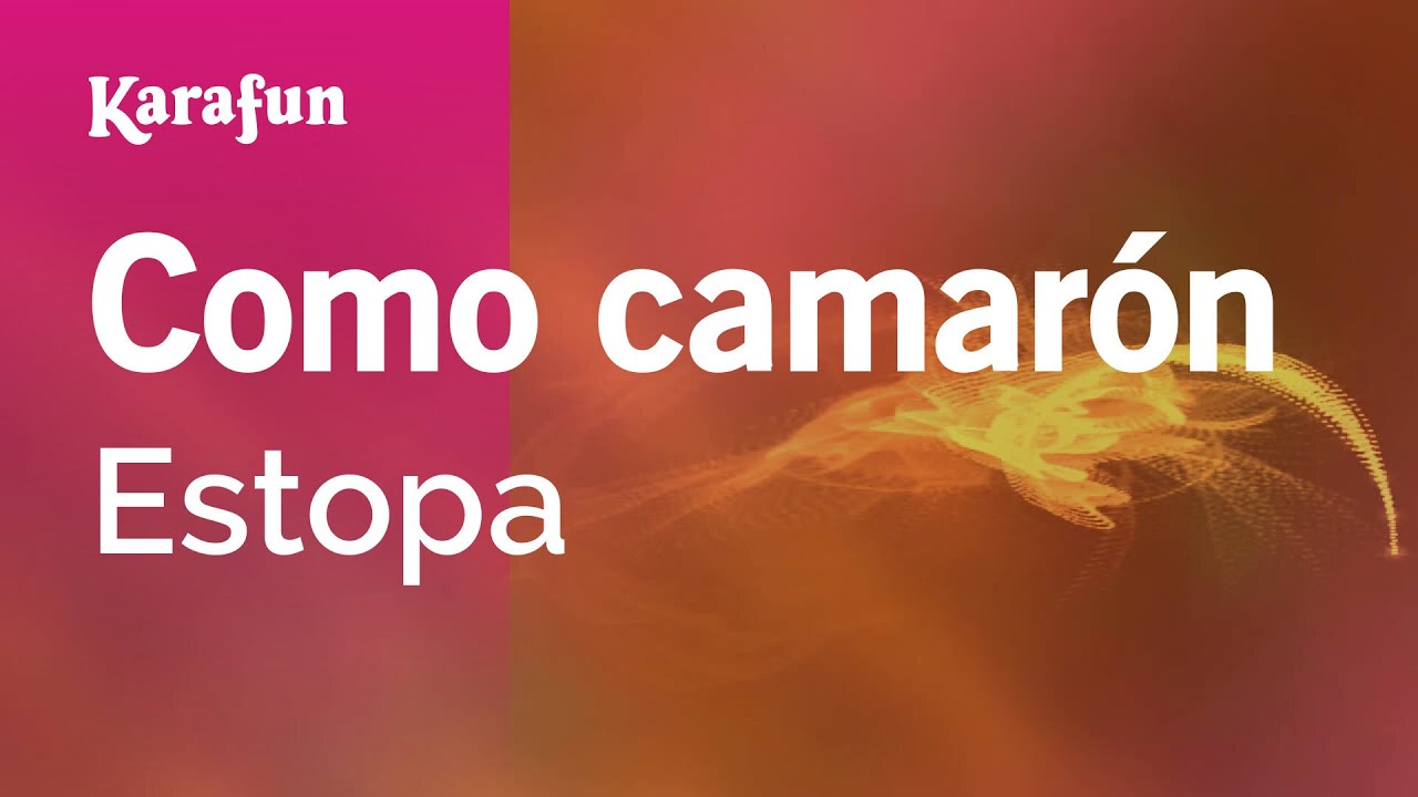 Como Camaron - Song Lyrics and Music by Estopa arranged by
