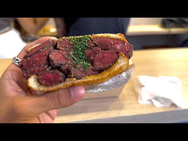 Harajuku's Viral Monster Steak Sandwich🥩🥪 - YouTube